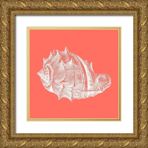 Coral 3 Gold Ornate Wood Framed Art Print with Double Matting by Phillip, Jamie