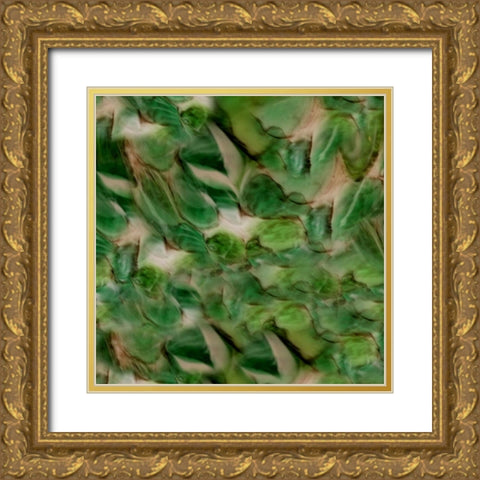 Emerald Gold Ornate Wood Framed Art Print with Double Matting by Phillip, Jamie