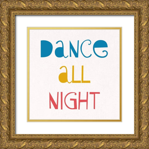 Dance All Night 2 Gold Ornate Wood Framed Art Print with Double Matting by Phillip, Jamie