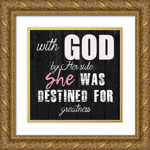 Success 3 Gold Ornate Wood Framed Art Print with Double Matting by Phillip, Jamie