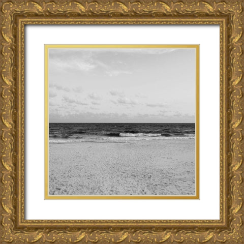 Beach Life Gold Ornate Wood Framed Art Print with Double Matting by Phillip, Jamie