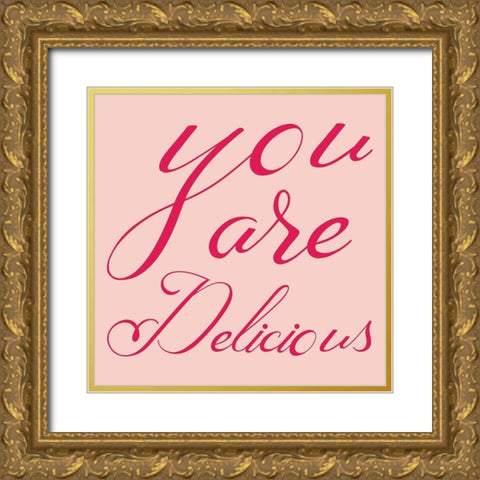 Delicious 2 Gold Ornate Wood Framed Art Print with Double Matting by Phillip, Jamie