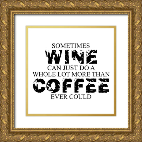 Wine Gold Ornate Wood Framed Art Print with Double Matting by Phillip, Jamie