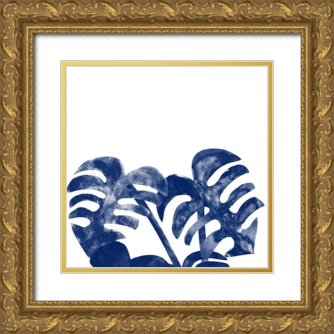 Fern 2 Gold Ornate Wood Framed Art Print with Double Matting by Phillip, Jamie