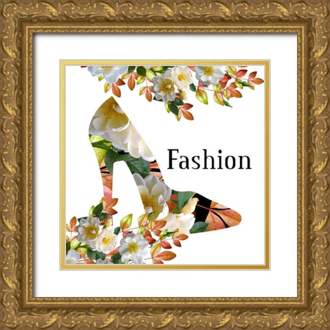 Fashion Week 2 Gold Ornate Wood Framed Art Print with Double Matting by Phillip, Jamie