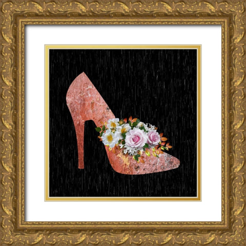 Fashion Week 3 Gold Ornate Wood Framed Art Print with Double Matting by Phillip, Jamie