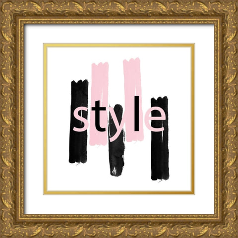 Blended Style Gold Ornate Wood Framed Art Print with Double Matting by Phillip, Jamie