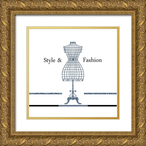 Tailor 2 Gold Ornate Wood Framed Art Print with Double Matting by Phillip, Jamie