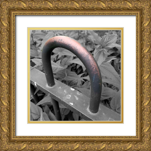 Brass 2 Gold Ornate Wood Framed Art Print with Double Matting by Phillip, Jamie
