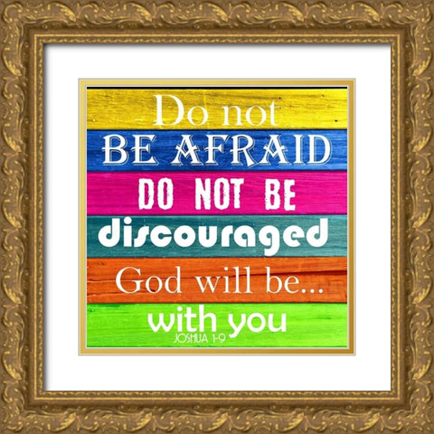 Joshua Gold Ornate Wood Framed Art Print with Double Matting by Phillip, Jamie