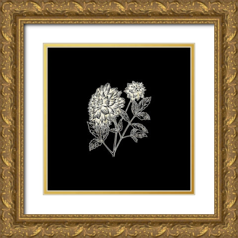 Black Silk 5 Gold Ornate Wood Framed Art Print with Double Matting by Phillip, Jamie