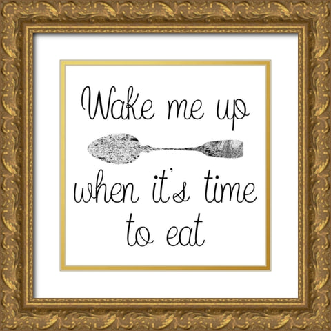 Time For Food Gold Ornate Wood Framed Art Print with Double Matting by Phillip, Jamie