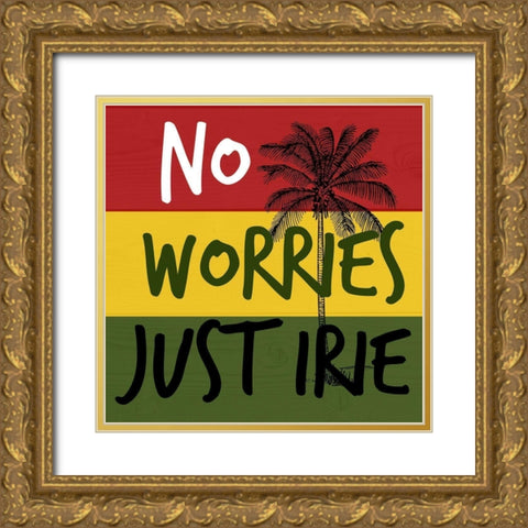 Just Irie Gold Ornate Wood Framed Art Print with Double Matting by Phillip, Jamie