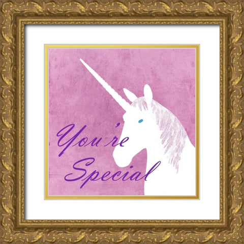 Special Gold Ornate Wood Framed Art Print with Double Matting by Phillip, Jamie