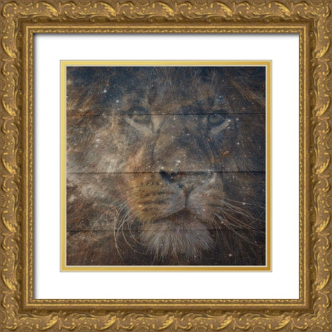Leo Gold Ornate Wood Framed Art Print with Double Matting by Phillip, Jamie