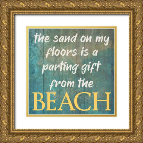Sandy Floors Gold Ornate Wood Framed Art Print with Double Matting by Phillip, Jamie