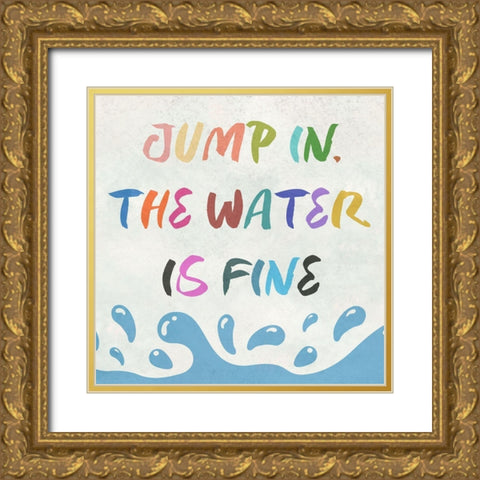 Summer Fun Gold Ornate Wood Framed Art Print with Double Matting by Phillip, Jamie