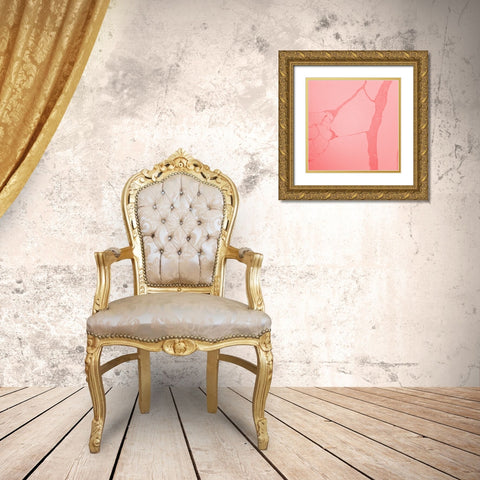 Retro 70s Gold Ornate Wood Framed Art Print with Double Matting by Phillip, Jamie