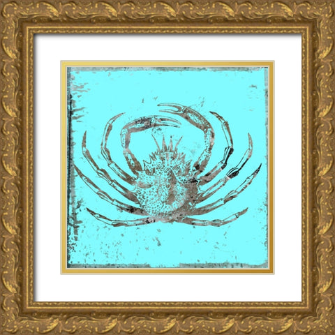 Whay So Crabby Gold Ornate Wood Framed Art Print with Double Matting by Phillip, Jamie