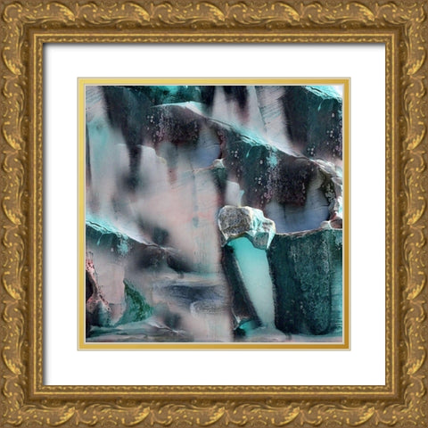 Corner Stones Gold Ornate Wood Framed Art Print with Double Matting by Phillip, Jamie
