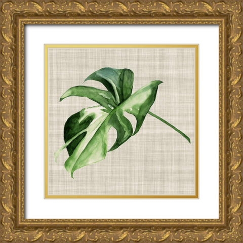 Araceae Gold Ornate Wood Framed Art Print with Double Matting by Urban Road