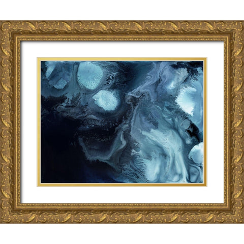 Great Barrier Reef Gold Ornate Wood Framed Art Print with Double Matting by Urban Road
