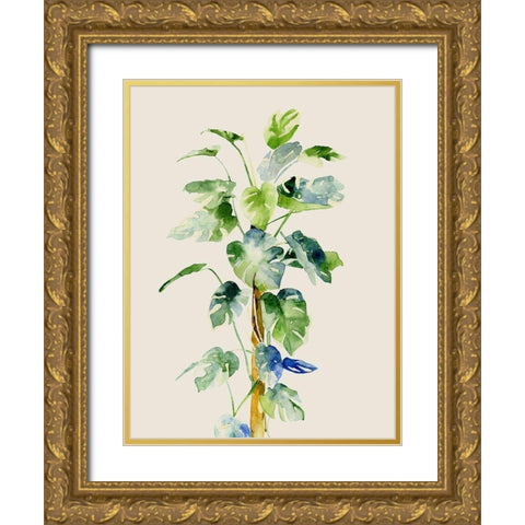 Balancing Act Gold Ornate Wood Framed Art Print with Double Matting by Urban Road