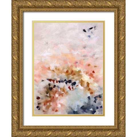 Diamond In The Rough Gold Ornate Wood Framed Art Print with Double Matting by Urban Road