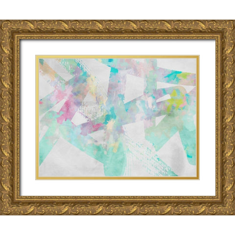 Popsicle Gold Ornate Wood Framed Art Print with Double Matting by Urban Road