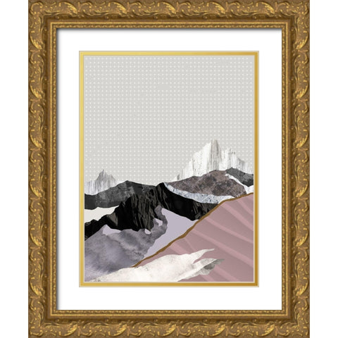 Moving Mountains II  Gold Ornate Wood Framed Art Print with Double Matting by Urban Road