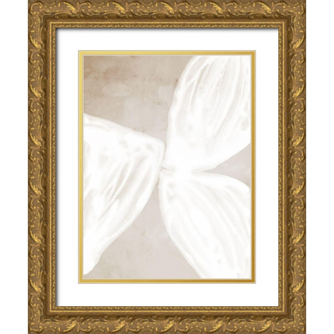 Blanc Spaces I  Gold Ornate Wood Framed Art Print with Double Matting by Urban Road