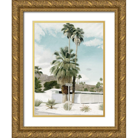 Topaz St Gold Ornate Wood Framed Art Print with Double Matting by Urban Road