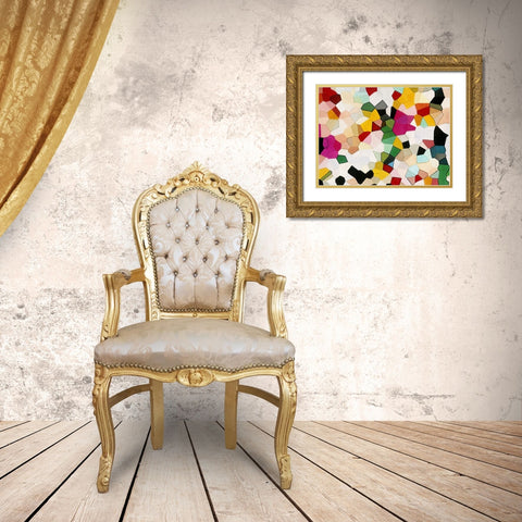 Candy Gold Ornate Wood Framed Art Print with Double Matting by Urban Road