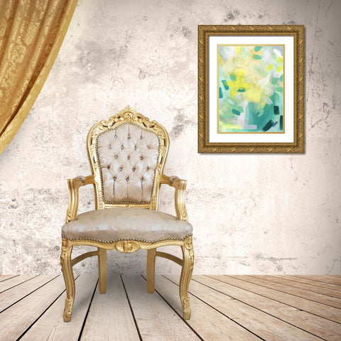 Summer Haze Gold Ornate Wood Framed Art Print with Double Matting by Urban Road