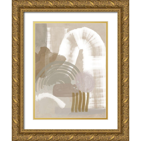 Making Tracks Art Print Gold Ornate Wood Framed Art Print with Double Matting by Urban Road