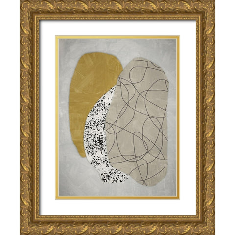 Jurassic Art Print Gold Ornate Wood Framed Art Print with Double Matting by Urban Road