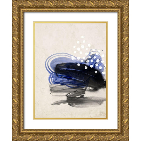 Awash I Gold Ornate Wood Framed Art Print with Double Matting by Urban Road