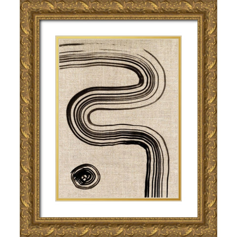 The Way Home II Art Print Gold Ornate Wood Framed Art Print with Double Matting by Urban Road