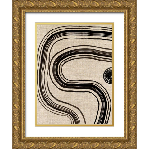 The Way Home III Art Print Gold Ornate Wood Framed Art Print with Double Matting by Urban Road