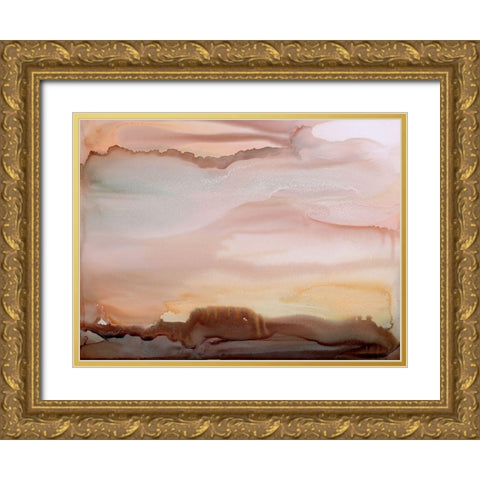 Coles Bay  Gold Ornate Wood Framed Art Print with Double Matting by Urban Road