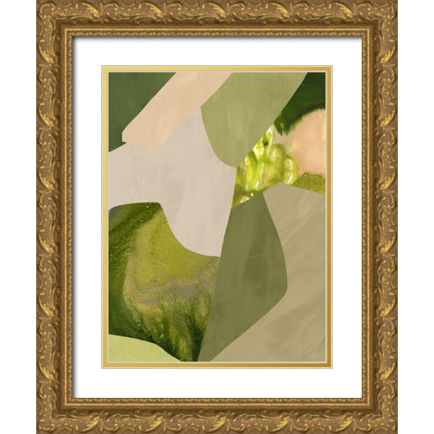 Green Gables II  Gold Ornate Wood Framed Art Print with Double Matting by Urban Road