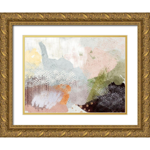 Seine  Gold Ornate Wood Framed Art Print with Double Matting by Urban Road