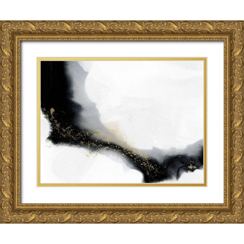 Rorshach I Gold Ornate Wood Framed Art Print with Double Matting by Urban Road
