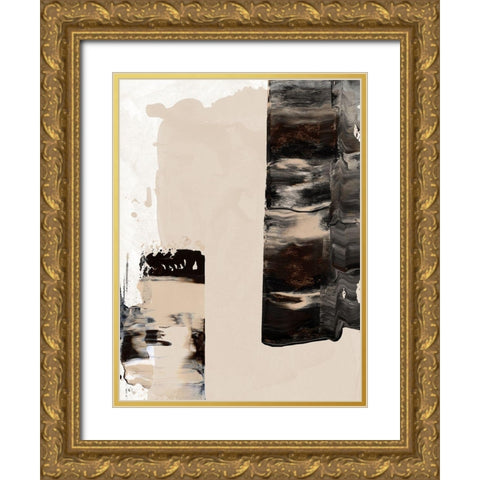 Mudslide I Gold Ornate Wood Framed Art Print with Double Matting by Urban Road