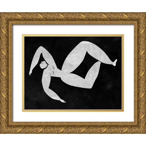 Monique Cut-Out III Gold Ornate Wood Framed Art Print with Double Matting by Urban Road