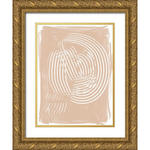 Fauves IV Gold Ornate Wood Framed Art Print with Double Matting by Urban Road