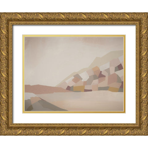 Alpine Way Gold Ornate Wood Framed Art Print with Double Matting by Urban Road