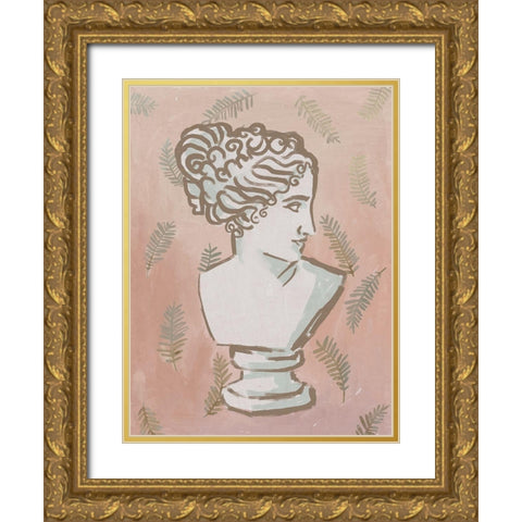 Juno Gold Ornate Wood Framed Art Print with Double Matting by Urban Road