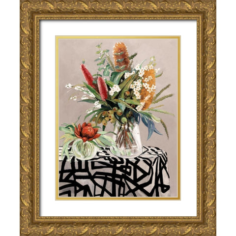 The Centrepiece Gold Ornate Wood Framed Art Print with Double Matting by Urban Road