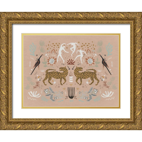 Sundance Gold Ornate Wood Framed Art Print with Double Matting by Urban Road